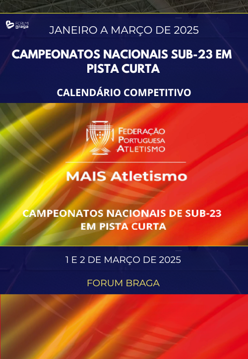  Campeonatos Nacionais de SUB-23 em Pista Curta