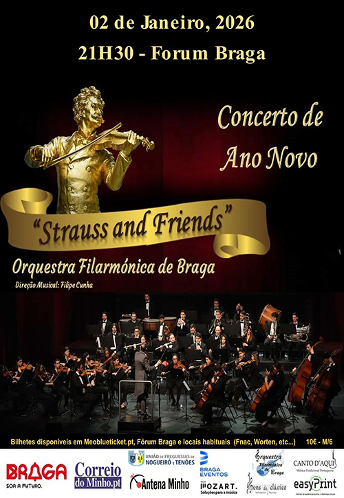Concerto de Ano Novo: “Strauss & friends”.